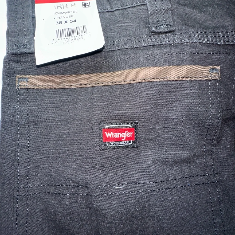 Wrangler Workwear Ranger Cargo Pants 38x34 Mens Ripstop Utility Work Pants NWT